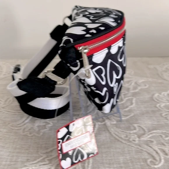 Brighton NWT Endless Love Hearts Nylon Fanny Pack/Belt Bag - Picture 6 of 15